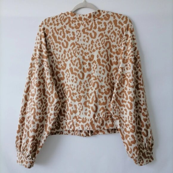 A.N.A. A New Approach Women's Brown-Beige Drop Shoulder Cardigan Sweater Size XL - Picture 4 of 6